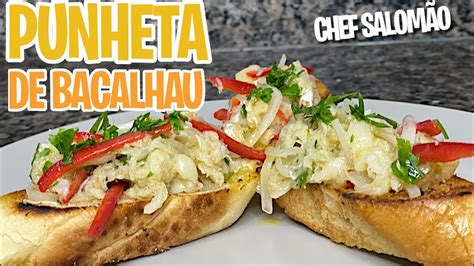 Como Fazer PUNHETA DE BACALHAU com CHEF SALOMÃO